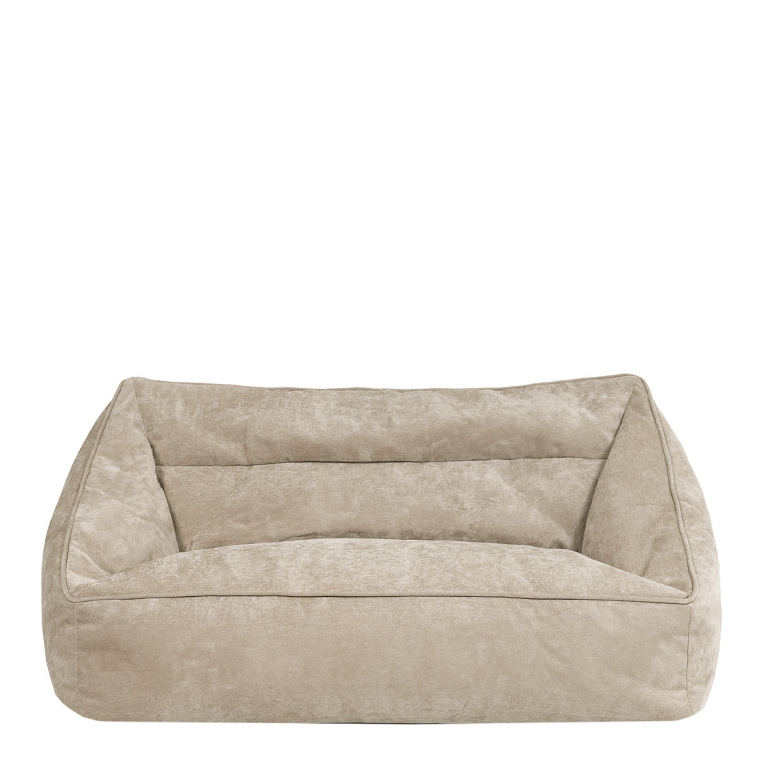 Bean Bag Bazaar Cecilia Chenille Sofa Bean Bag Beige